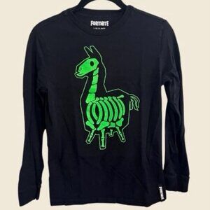 Fortnite X-Ray Loot Llama Long Sleeve Shirt Boy’s Size L